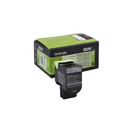 (80C20K0) LEXMARK 802K TONER RETORNABLE NEGRO(1K)