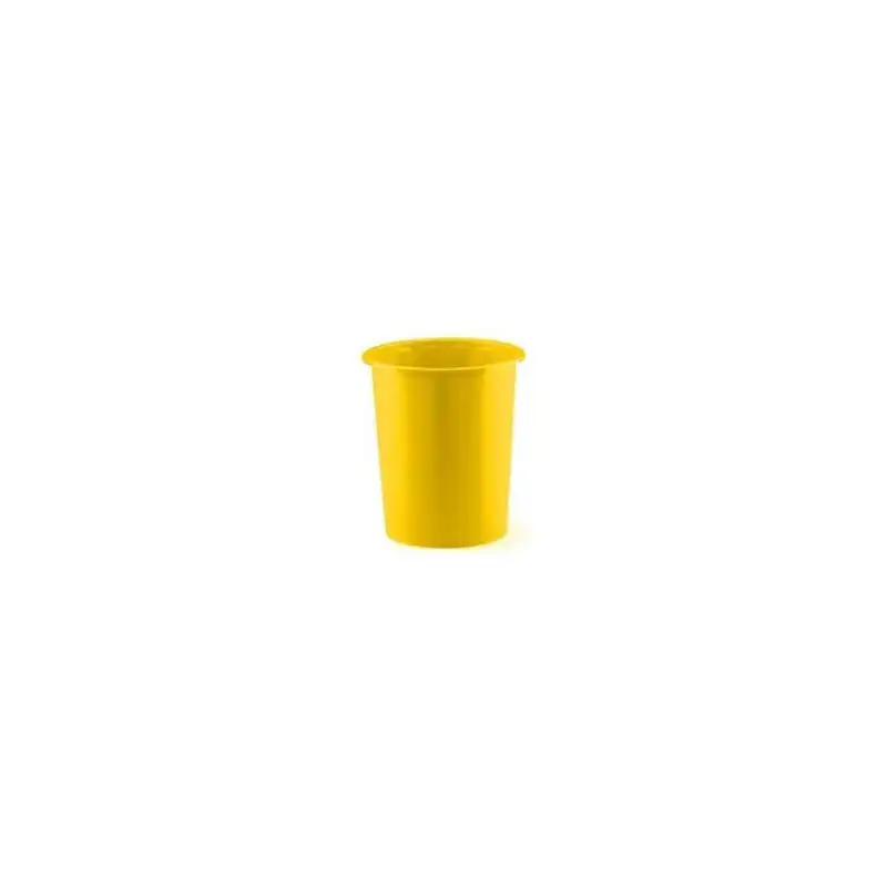 (305-05) FAIBO PAPELERA DE PLÁSTICO EN POLIPROPILENO 310X280 MM CERRADA 14 L SERIE 305 AMARILLO