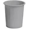 (305-08) FAIBO PAPELERA DE PLÁSTICO EN POLIPROPILENO 310X280 MM CERRADA 14 L SERIE 305 GRIS