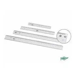 (21120) FAIBO REGLA ESCOLAR 20CM TRANSPARENTE