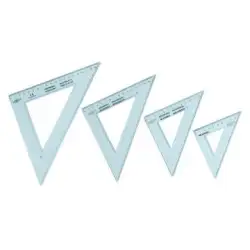 (21225) FAIBO ESCUADRA ESCOLAR 25 CM IRROMPIBLE