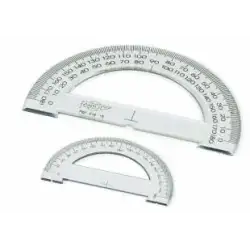 (216) FAIBO SEMICÍRCULO ESCOLAR 15 CM GRADUADO