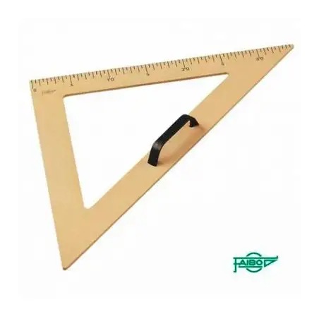 (233) FAIBO ESCUADRA PIZARRA 50 CM GRADUADO PLASTICO