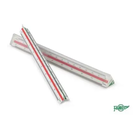 (275E) FAIBO REGLA ESCALA DE REDUCCIÓN 30CM - ESCALÍMETRO (1:100