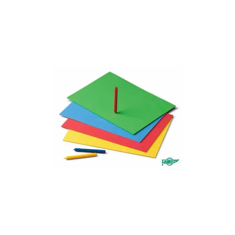 (654) FAIBO ALMOHADILLA MANUALIDADES PARA PICADO EN EVA 200X300X4MM COLORES SURTIDOS -20U