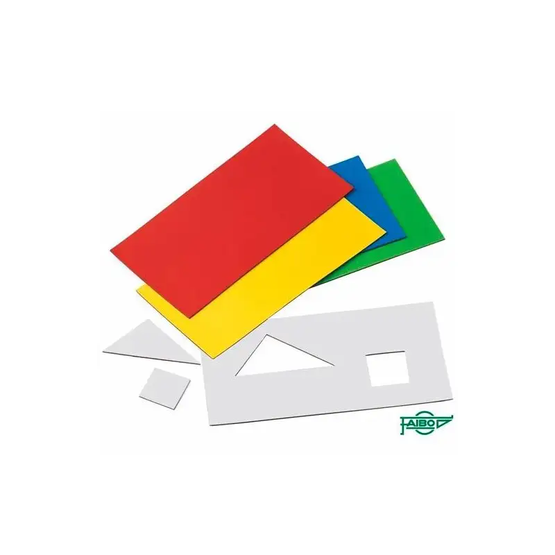 (759) FAIBO LÁMINAS IMANTADAS RECORTABLES 10X20CM PACK DE 5U C/SURTIDOS