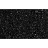 (572ZG19) FAMA GOMA EVA 50X70CM GROSOR 2MM GLITTER NEGRO PACK 10 UD