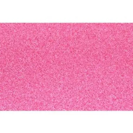 (572ZG43) FAMA GOMA EVA 50X70CM GROSOR 2MM GLITTER ROSA PACK 10 UD
