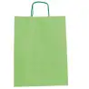 (27265VC) FAMA BOLSA DE ASA RETORCIDA 125GR 15X8X21CM PAPEL VERDE CLARO