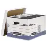 (0030901) FELLOWES CONTENEDOR DE ARCHIVOS FOLIO SYSTEM AZUL/BLANCO
