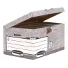 (1181501) FELLOWES MAXI CONTENEDOR DE ARCHIVOS CON TAPA FIJA SYSTEM GRIS