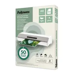 (100142987) FELLOWES FUNDAS DE PLASTIFICAR 80 MICRAS A4 BRILLO PACK 100 UD