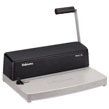 (3302502) FELLOWES ENCUADERNADORA METAL 25 -A4