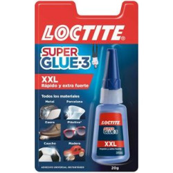 (2586797/2599803) LOCTITE SUPER GLUE-3 ADHESIVO INSTANTÁNEO XXL 20GR