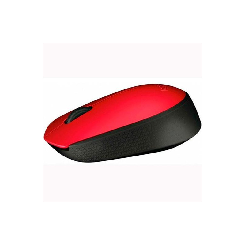 (910-004641) LOGITECH RATÓN M171 INALÁMBRICO 1000PPP AMBIDIESTRO 2 BOTONES ROJO