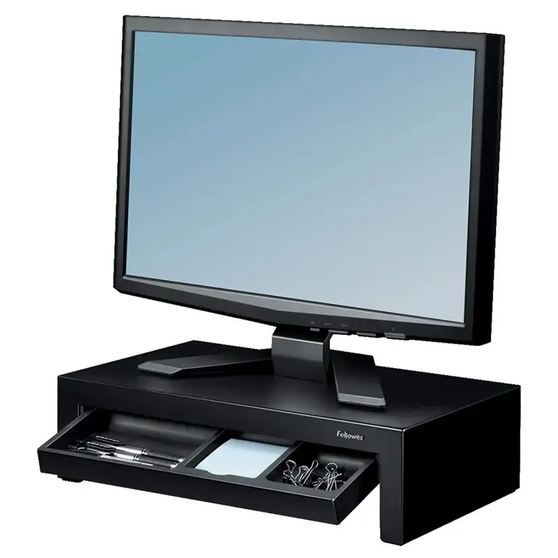 (8038101) FELLOWES SOPORTE PARA MONITOR DESIGNER SUITES REGULABLE EN ALTURA NEGRO