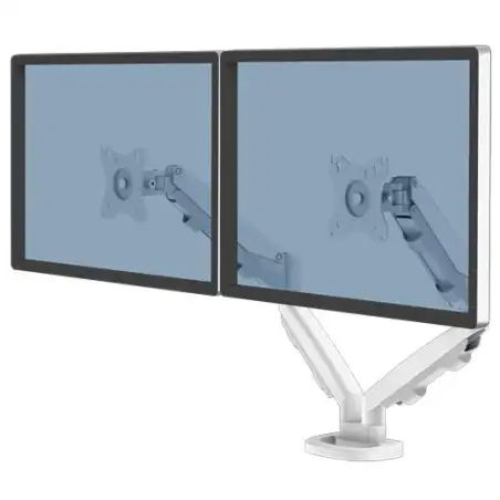 (9683501) FELLOWES BRAZO BLANCO PARA MONITOR DOBLE EPPA TM