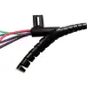 (99439) FELLOWES ORGANIZADOR CABLES NEGRO CABLEZIP