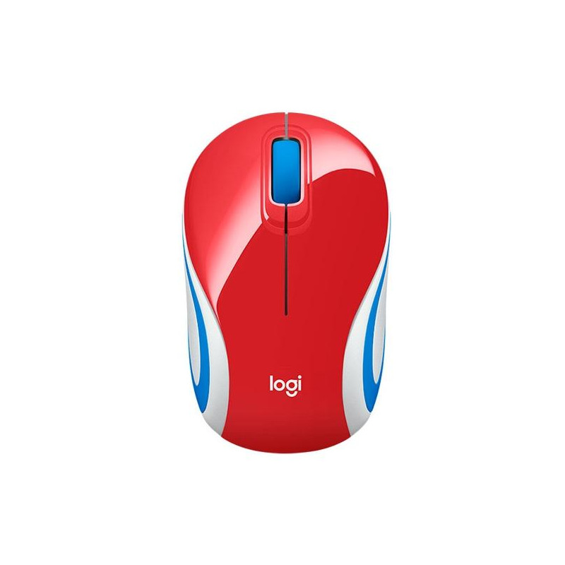 (910-002732) LOGITECH RATÓN M187 INALÁMBRICO COMPACTO ROJO