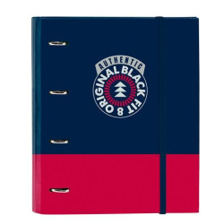 (542341666) SAFTA CARPETA DE ANILLAS 4X35MM A4 C/RECAMBIO 100H 80GR 5X5 C/SEPARADORES T/DURAS BLACKFIT8 AUTHENTIC