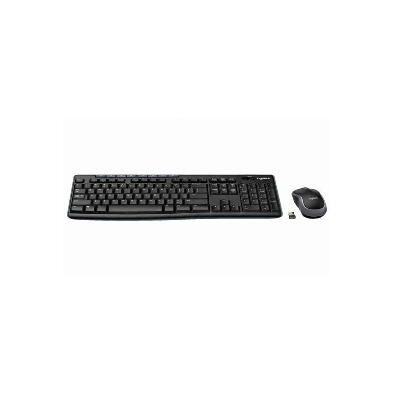 (920-004513) LOGITECH COMBO TECLADO + RATÓN DESKTOP MK270 INALÁMBRICO QWERTY ESPAÑOL NEGRO