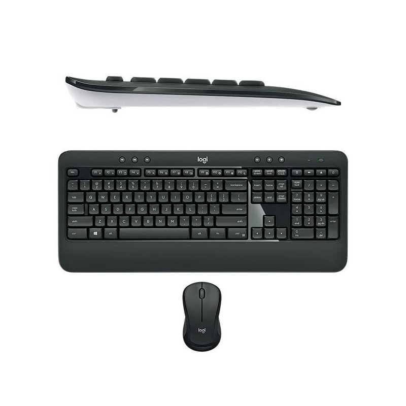 (920-008680) LOGITECH COMBO TECLADO + RATÓN MK540 INALÁMBRICO NEGRO