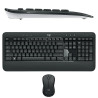 (920-008680) LOGITECH COMBO TECLADO + RATÓN MK540 INALÁMBRICO NEGRO
