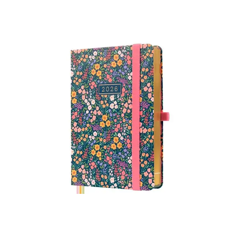 (881563826) FINOCAM AGENDA MÍNIMAL DESIGN M4-118X168MM 1DP TAPA DURA FLORA 2026