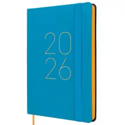 (883321026) FINOCAM AGENDA FLEXI LISA F4-118X168MM SVH TAPA BLANDA AZUL 2026