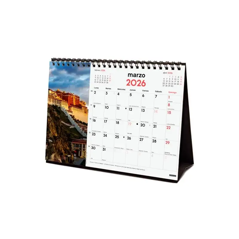 (780324126) FINOCAM CALENDARIO DE SOBREMESA PARA ESCRIBIR S-210X150MM MV IMÁGENES MARAVILLAS DEL MUNDO 2026