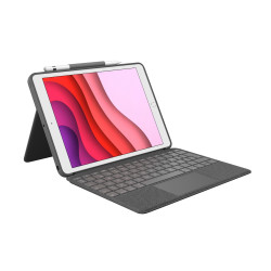 (920-009627) LOGITECH FUNDA TABLET CON TECLADO RETROILUMINADO PARA IPAD 7/8/9 GRIS GRAFITO