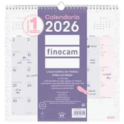 (787002726) FINOCAM CALENDARIO DE PARED PARA ESCRIBIR 30X30-300X300MM MV CHIC MORADO 2026