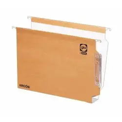 (400021940) GIO CARPETA COLGANTE VISOR LATERAL ARCÓN KRAFT BICOLOR CARTULINA FOLIO CON ETIQUETAS -25U-