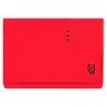 (400040684) GIO SUBCARPETA CON BOLSA Y SOLAPA ROJO INTENSO CARTULINA FOLIO 320GR -25U-