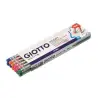 (F233200) GIOTTO LAPIZ MADERA CON GOMA HEXAGONAL GRAFITO NEGRO HB/2 -12U-