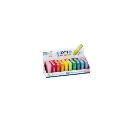 (F233800) GIOTTO HAPPY GOMMA GOMA DE BORRAR LAPIZ DISPLAY -40U-