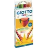 (F275900) GIOTTO LÁPICES DE COLORES ELIOS LIBRE DE MADERA C/SURTIDOS ESTUCHE 24 UD