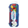 (F351200) GIOTTO ACUARELAS EN PASTILLAS 30MM CON PINCEL COLORES SURTIDOS ESTUCHE 12 UD