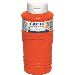 (F472905) GIOTTO PINTURA DE DEDOS DE 750 ML COLOR NARANJA