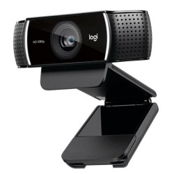 (960-001088) LOGITECH WEBCAM HD PRO STREAM C922 C/TRÍPODE MICRÓFONO INTEGRADO NEGRO