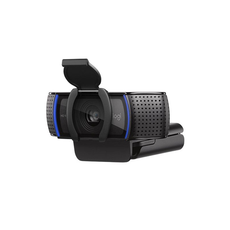 (960-001252) LOGITECH WEBCAM C920S FULL HD CON MICRÓFONO CON AUDIO ESTÉREO 15MP USB 2.0 NEGRO