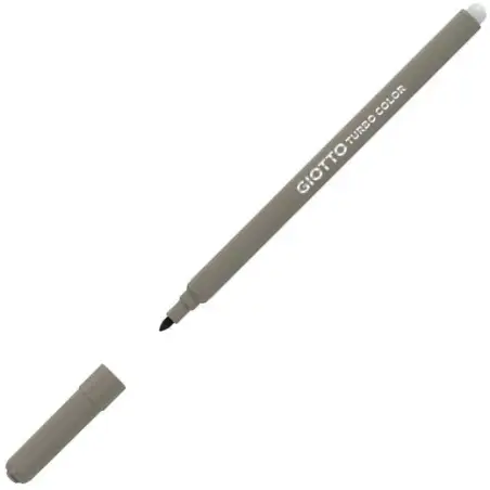 (F485025) GIOTTO ROTULADORES TURBO COLOR GRIS CAJA 12 UD