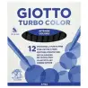 (F485036) GIOTTO ROTULADORES TURBO COLOR NEGRO ESTUCHE 12 UD