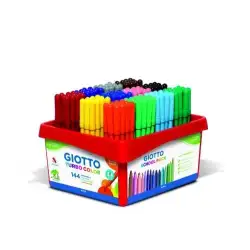(F523800) GIOTTO ROTULADORES TURBO COLOR SURTIDOS SCHOOLPACK 144 UD