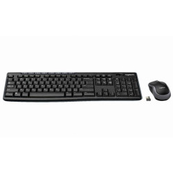 (920-004513) LOGITECH COMBO TECLADO + RATÓN DESKTOP MK270 INALÁMBRICO QWERTY ESPAÑOL NEGRO
