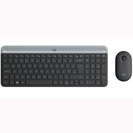 (920-009198) LOGITECH COMBO TECLADO + RATÓN MK470 INALÁMBRICO GRIS GRAFITO