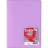 (01471295) GRAFOPLÁS CARPETA CON FUNDAS POLIPLÁS SOLDADAS FOLIO 30 FUNDAS PP SEMIRÍGIDO TRANSLÚCIDO LAVANDA SOFT