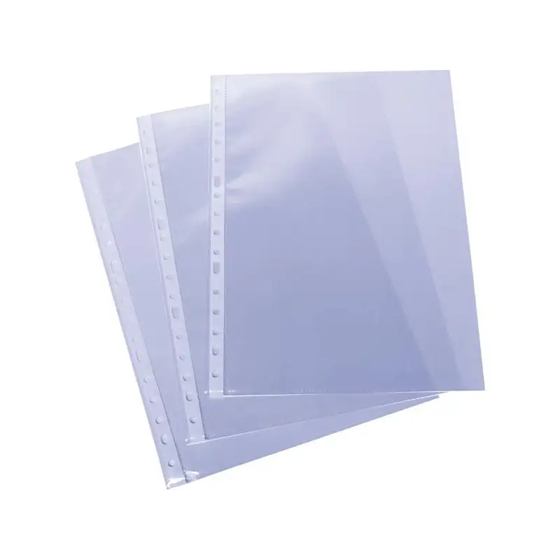 (05570000) GRAFOPLAS FUNDAS MULTITALADRO 16 PP TRANSPARENTES 80 MICRAS GALGA EXTRA PIEL NARANJA 80 MICRAS FOLIO CAJA -100U-