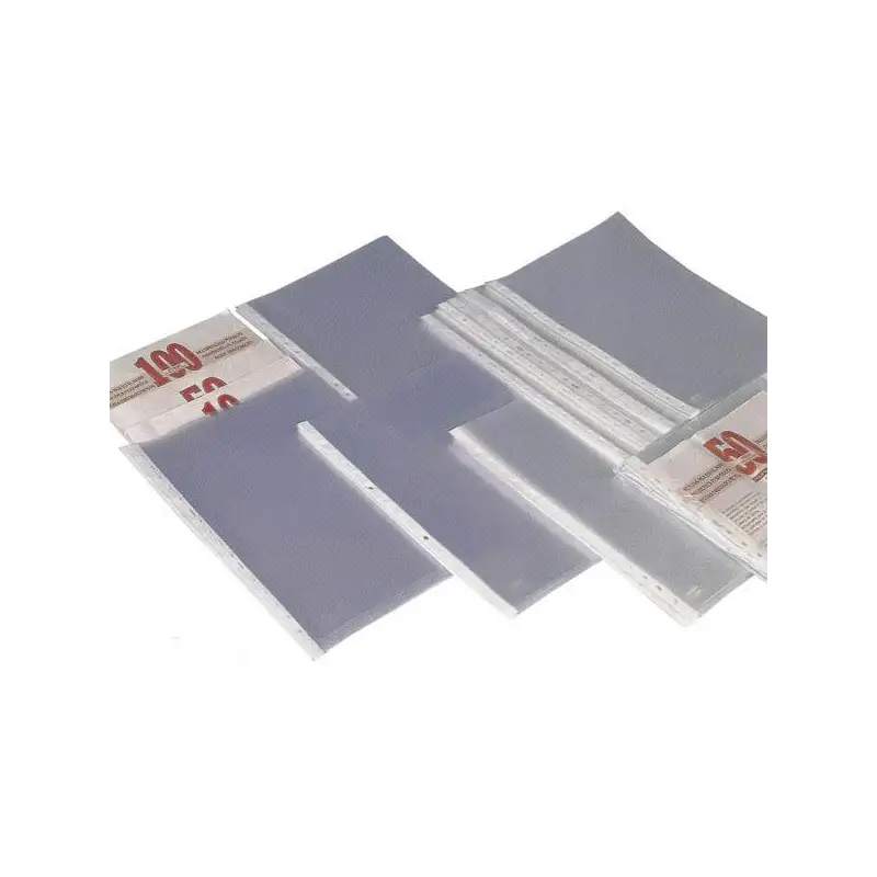 (05570600) GRAFOPLAS FUNDAS MULTITALADRO 16 PP GALGA ESTÁNDAR FOLIO TRANSPARENTE BOLSA -10U-