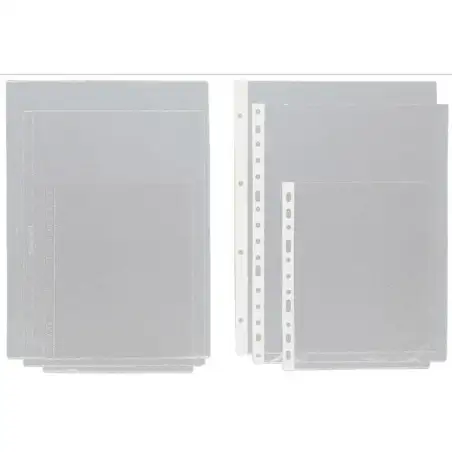 (05750004) GRAFOPLAS FUNDAS PLANOS A4 MULTITALADRO 11 PVC TRANSPARENTE -100U-